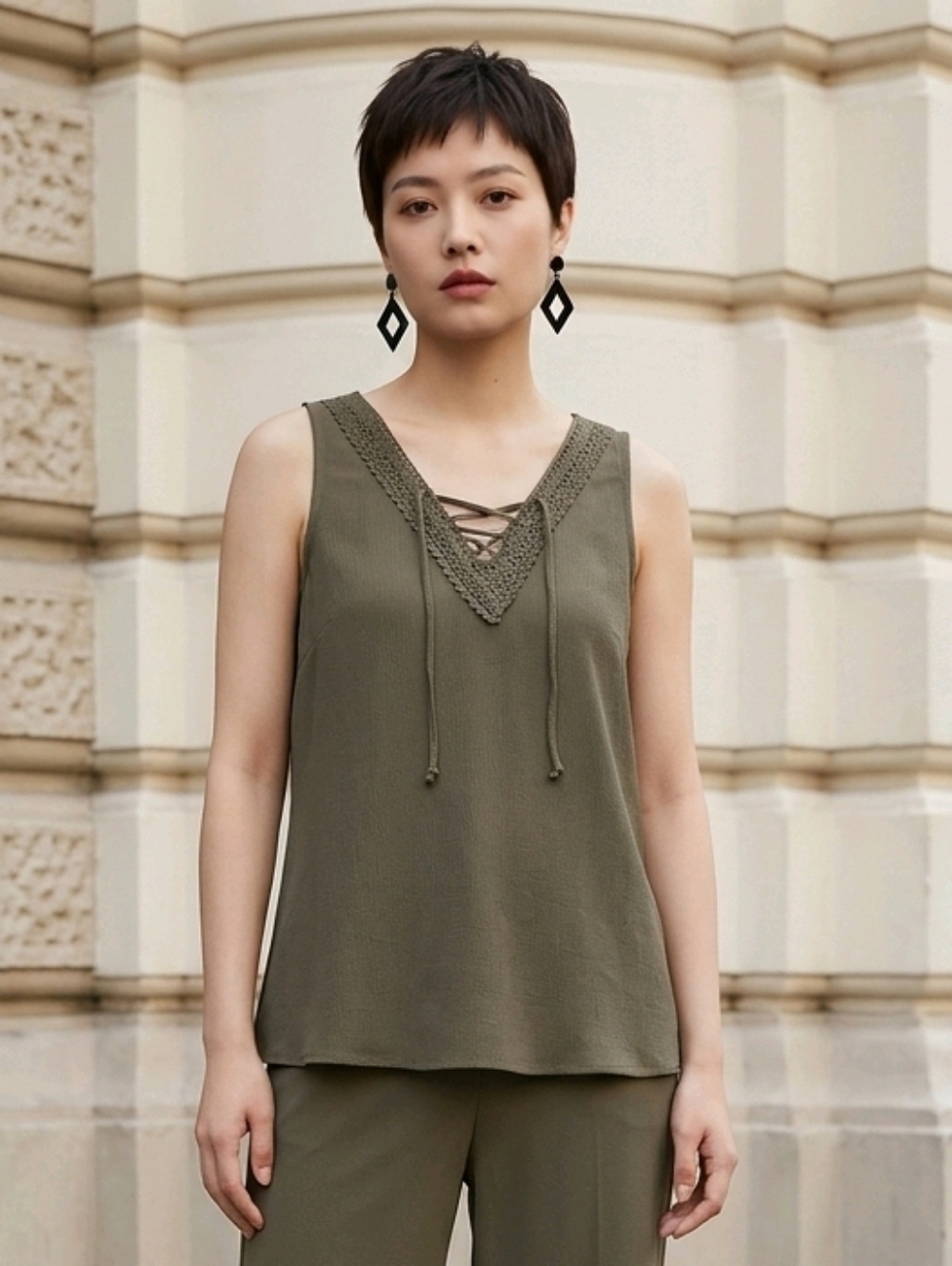 IZ Byer Lace-Up Tank